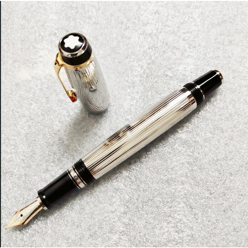 Caneta Fonte Luxo MB Montblanc De Tinta Boêmia Material Escolar Entrega De Presentes Com Diamantes Aleatórios