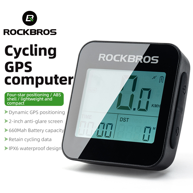 ROCKBROS Bicicleta GPS Tabela De Códigos De Estrada De Montanha Velocidade Sem Fio À Prova D'água Odômetro De Tela Grande