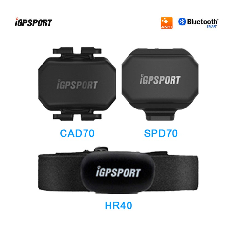 iGPSPORT SPD70 CAD70 Sensor De Velocidade Suporte Do Cadência De Ciclismo ANT + Monitor De Frequência Cardíaca HR40 Para Bryton Garmin