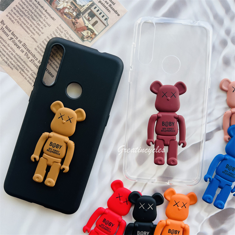 Invólucro Macio Em Estoque TecToy On Tela 6.22 128GB De Silicone TPU De Alta Qualidade Com Suporte Para Telefone Celular Rolamento Violento