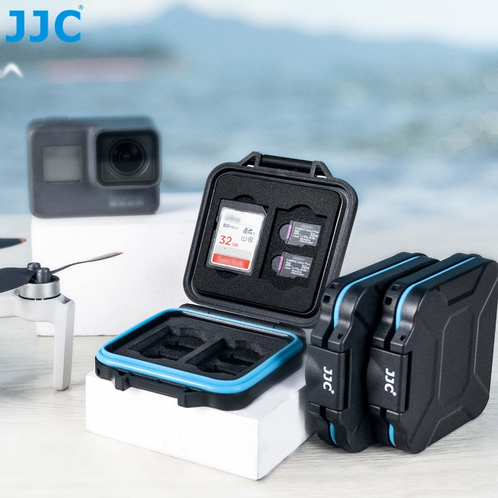 JJC CFexpress Type-A Estojo Para Cartão De Memória Mini para Flash SD SDXC SDHC Micro MSD TF