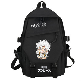 One Piece co-branded schoolbag Sun God Nika Luffy GEAR 5 Ace ins-style Bonitinhos Estudantes Japoneses Do Ensino Médio De 3a A 6a Série Kashichibukai Mochila