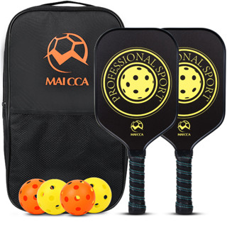Pickleball Paddles USAPA Conjunto Aprovado Rackets Honeycomb Core 4 Balls Capa De Raquete Portátil Kit De Presente Para Saco De Transporte Interior E Exterior em Oferta na Shopee