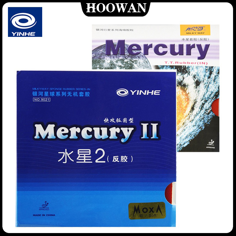 Esponja Original De Borracha Para Tênis De Mesa YINHE Mercury II-2 Ataque Rápido Com Laço