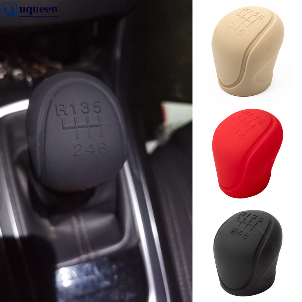 UQUEEN Universal 6velocidades Carro De Silicone Tampa De Mudança De Marcha Sem Escorregamento Tampas Protetoras De Punhos Acessórios Interiores A6O5