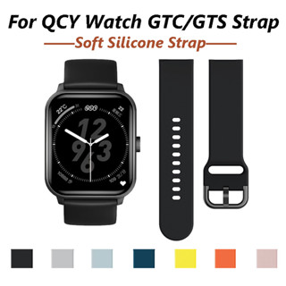 Para Relógio QCY Watch GTC/GTS Pulseira De Silicone Macio Repacto Smart Band