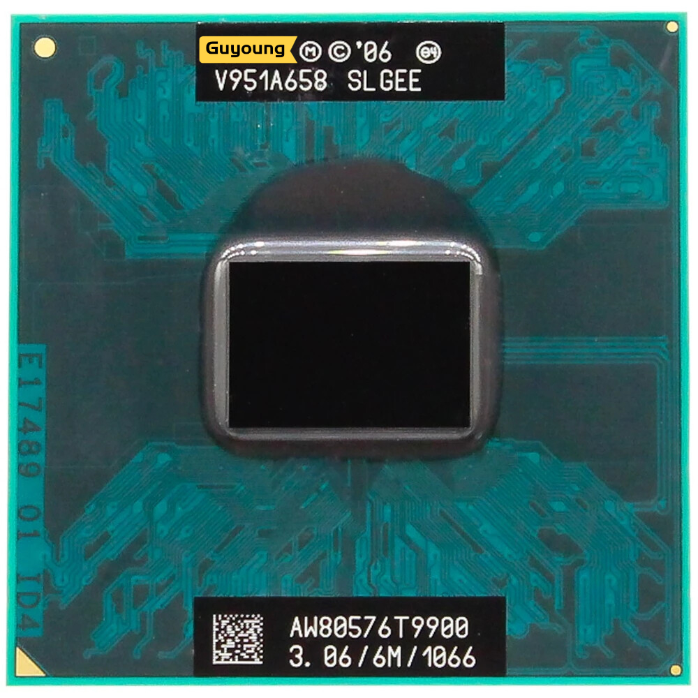 YZX Core 2 Duo T9900 SLGEE 3.0 GHz Dual-Thread Notebook Laptop CPU Processador 6M 35W Soquete P