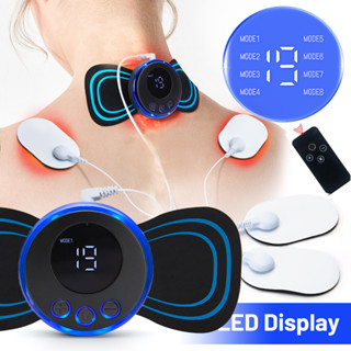 EMS Mini Massageador Elétrica De Pulso Pescoço Massageador Cervical Costas Músculo Ferramenta De Alívio Da Dor