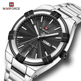NAVIFORCE 2023 Relógios De Quartzo Fashion Casual Para Homens Pulso Masculinos À Prova D'água Relógio Clássico De Luxo Marca Luminosa 9218 em Oferta na Shopee