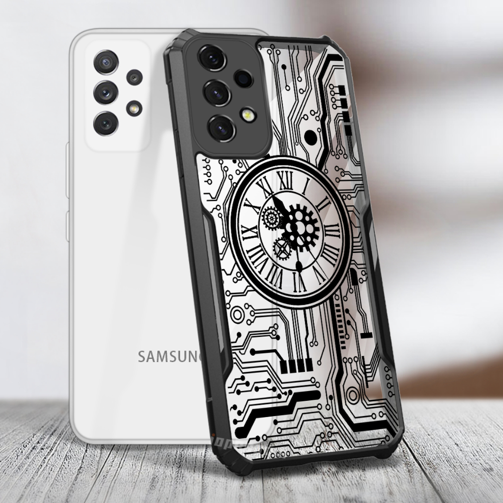Capa Para Celular Com Relógio Samsung A57 A72 A56 A52 A32 A12 A73 A55 A54 A53 A37 A36 A35 A34 A33 A27 A26 A25 A24 4G 5G