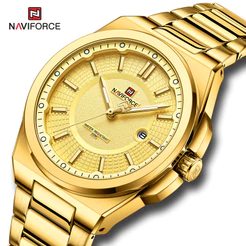 NAVIFORCE 2023 Relógios De Quartzo Casuais De Moda Para Homens Pulso Clássicos De Luxo De Marca Masculina À Prova D'água 9212