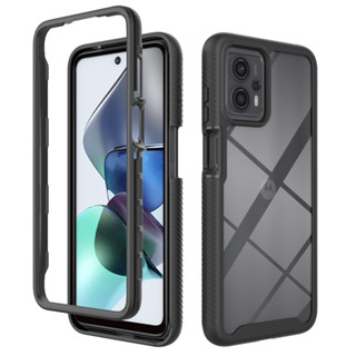 Adequado Para MOTO G13 G23 G53 Starry Sky Três Defesa 2 Em 1 360 ° Estojo Protetor Telefone Celular anti-Queda Com Tudo Incluído