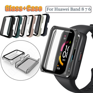 Capa De Vidro Para PC Huawei Band 8 7 6 pro Fit Honor 6 Protetor De Tela Case