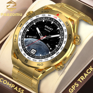 Para HUAWEI Ultra Mate Gold Business Smart Watch Men NFC GPS Tracker Sports Bluetooth À Prova D