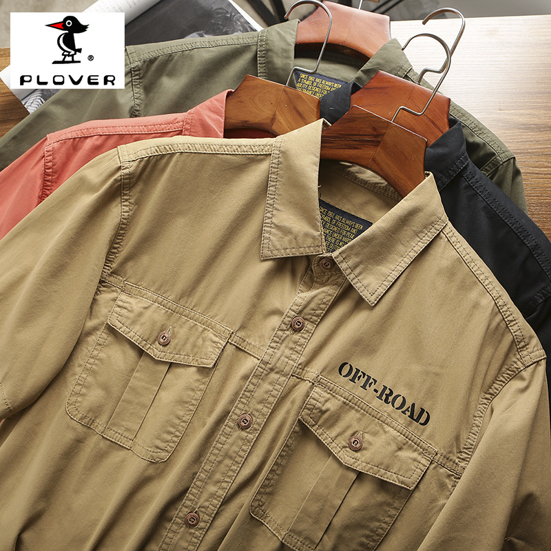 Tarambola camisa masculina de manga curta camisa militar SWAT combate camisa tática 100% algodão fino ajuste esportes to