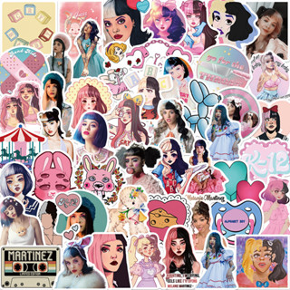 50Pcs Cantor Melanie Martinez Adesivos Para Garrafas De Água Mala Laptop Scrapbooking Journaling Kids Adults Teens Toy Gifts