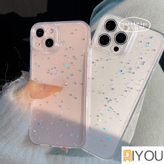 Capa Transparente Brilhante Estrela Para iPhone 15 14 13 Pro Max 12 Mini 11 13Pro 12Pro 11Pro X XS XR 8 Plus SE 2020 iPhone13 Acessórios Da Do Telefone
