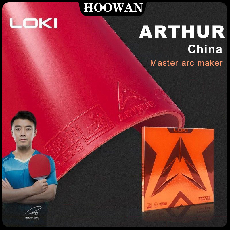 LOKI ARTHUR China Tênis De Mesa Borracha Pegajosa Ofensiva Ping Pong Espinha-Em Com Esponja De Bolo Duro