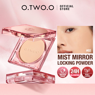 O.TWO.O Controle De Óleo Em Pó Facial Maquiagem De Longa Duração 24H Matte With Powder Puff