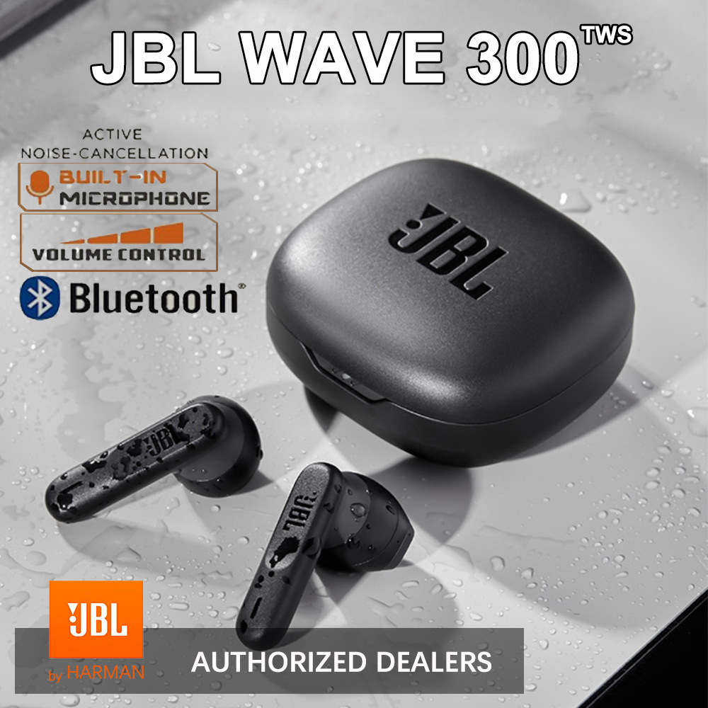 Fone De Ouvido Sem Fio Jbl Wave 300 TWS Bluetooth 5.2 Fone Estéreo À Prova D'água Com Microfone