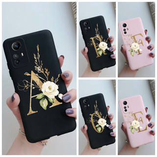 Caixa De Cartas Fofas Para Redmi Nota 12S Capa De Silicone Macia Preto Fosco