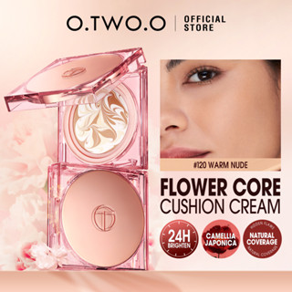 O.TWO.O Almofada Facial BB Cream Base Creme Compacto Fosco Cobertura Completa Sem Defeitos Leve Controle De Oleosidade Hialurônica Naturalmente Adequado Para Todos Os Tipos De Pele