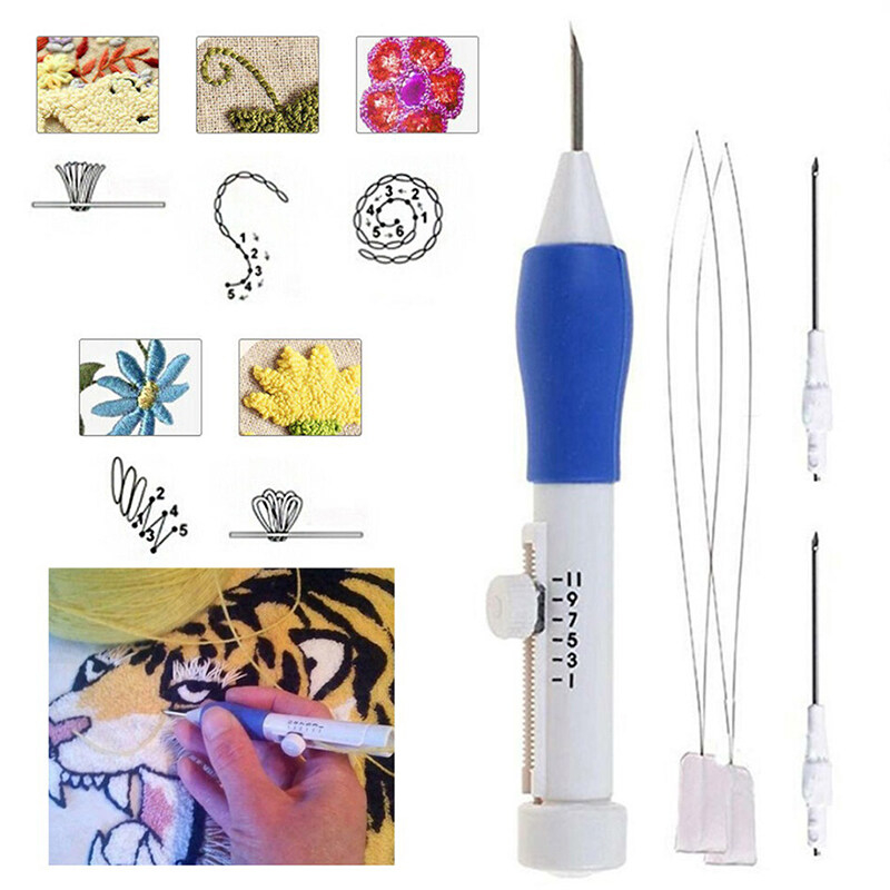 50 Cores Linha De Bordado 3 Agulhas 2 Threaders Ferramenta De Artesanato Conjunto De Perfuração Costura Para DIY em Oferta na Shopee