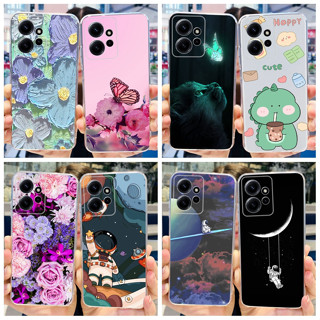 Capa Macia Xiaomi Redmi Nota 12 2023 Caixa De Dinossauro Fofo À Prova De Choque Para Xiomi 4G Concha Telefônica De 6,67 Polegadas