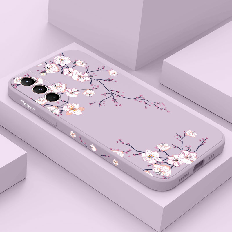 Capa Para Telefone Samsung Galaxy S21 S20 FE Ultra Plus Plum Blossom Confortável