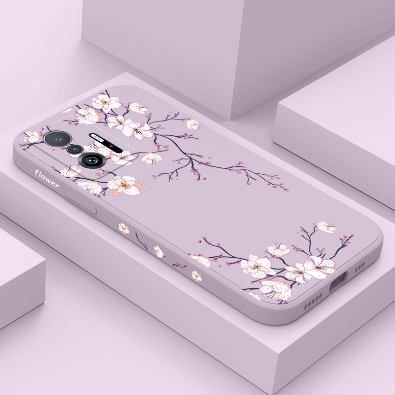 Capa Para Telefone Plum Blossom Xiaomi Mi 13T 12T 11T 10T Pro Lite Fashion Cover 9T Confortável