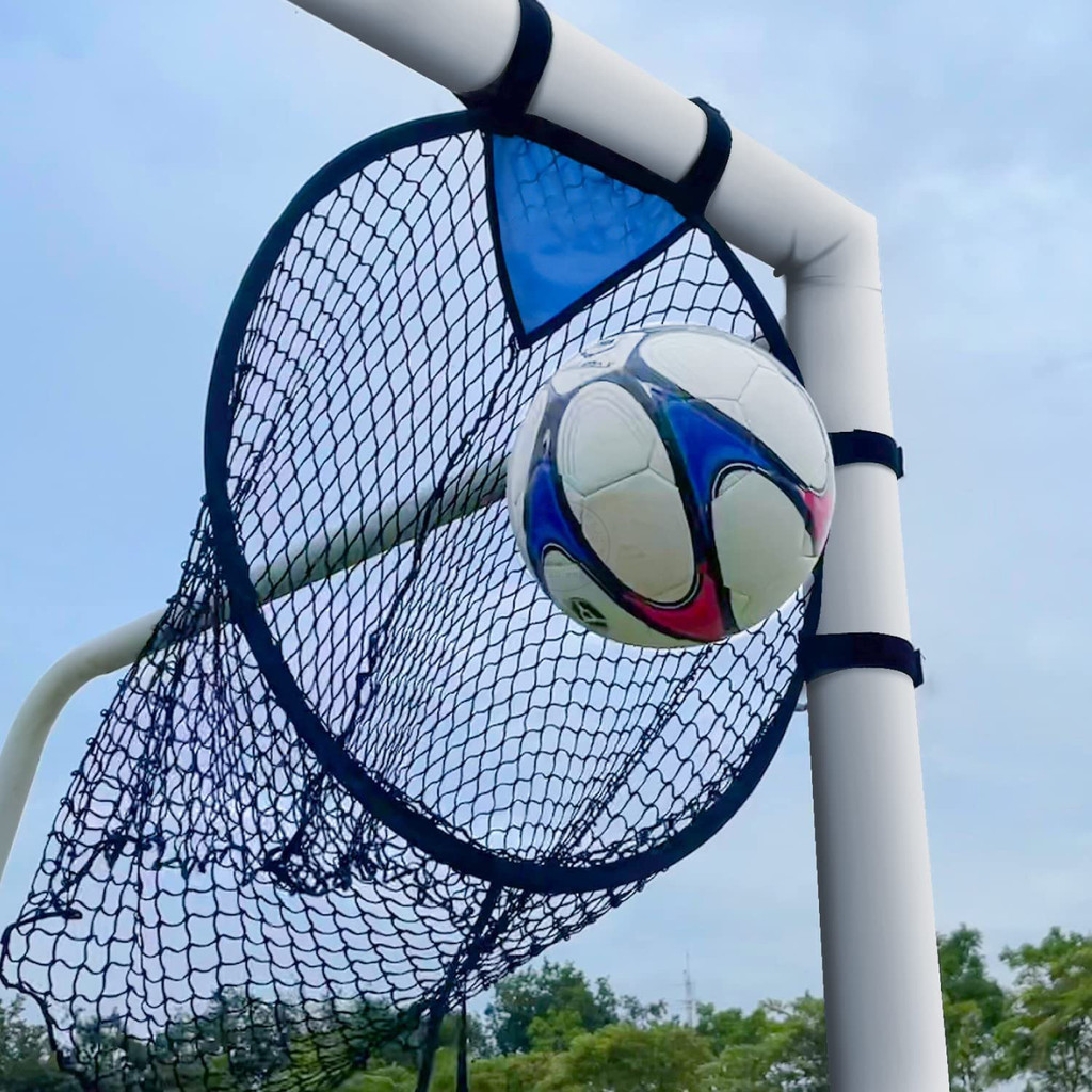 Soccer Top Bins Target Goal Ball Com Zonas De Pontuação Em Destaque Canto De Tiro De Futebol Nets Para Precisão Trem De Treinamento De Equipamentos De Prática