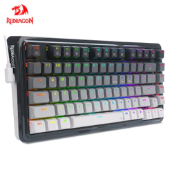 REDRAGON KS82-B USB RGB Jogo Mecânico 78 % Teclado Com Fio 82 Teclas Layout Hot-Swap Compact Gamer Para Computador PC Portátil