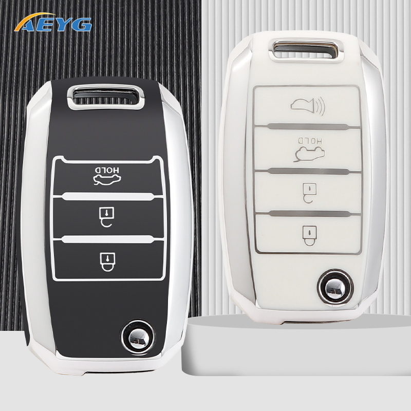 Capa Protetora De Para Controle Remoto Flip Kia Rio Optima Sportage Sorento Soul Ceed Cerato Forte Seltos Car Key Case