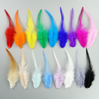 Atacado Penas De Faisão Natural 10-15cm Dream Catcher Plumes Decoração De Férias Acessórios Para Festa De Casamento Frango Coloridas