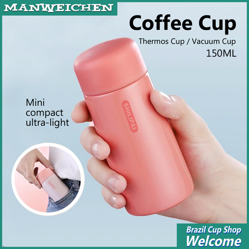 Garrafa Térmica Portátil De Aço Inoxidável Para Xícara De Café Com Água 150ML/4 Cores em Oferta na Shopee