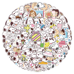 120/60PCS Cute Snoopy Não Repetitivo Adesivos De Grafite À Prova D'água Para Bagagem De Telefone Decalques Notebook Crianças Presente