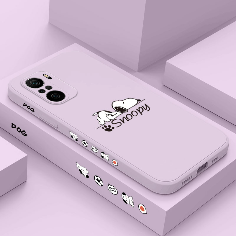 Estojo Telefônico Para Xiaomi Poco M6 X6 F6 F5 M5 M5S X5 PRO C65 4G 5G Capa Confortável Cachorro Chato