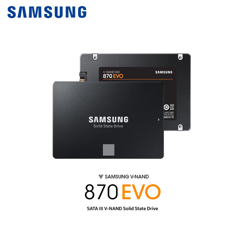 Samsung 870 Evo SATA III 2.5 " SSD (250GB/500GB) Unidade De Estado Sólido Para PC Desktop Laptop