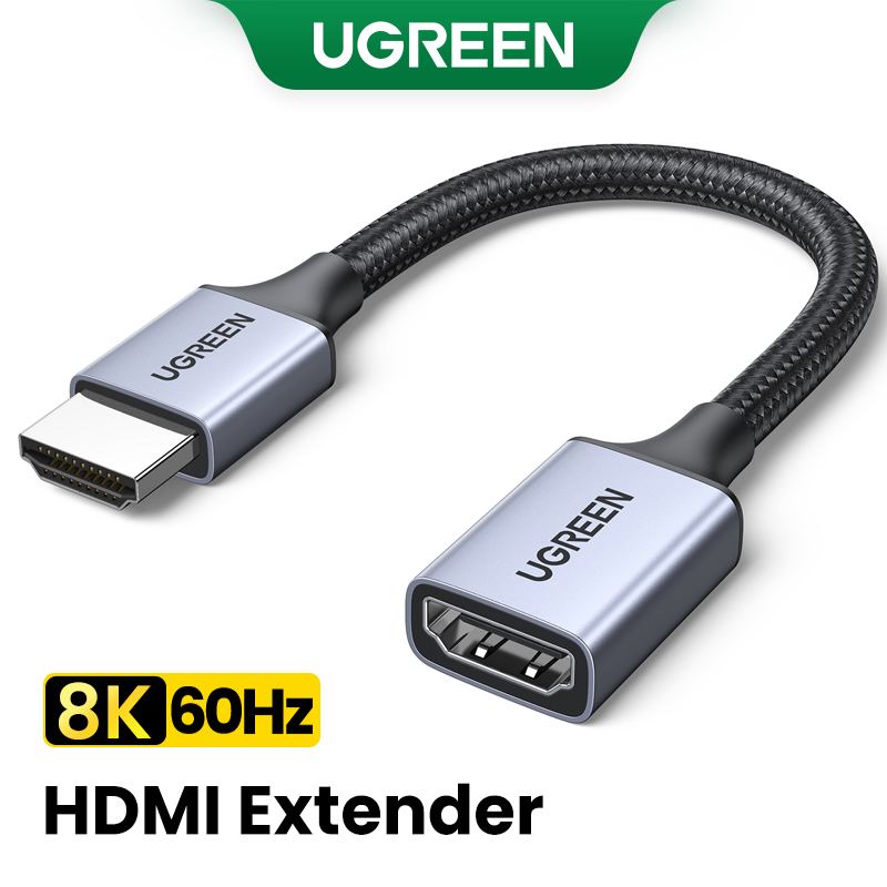 Cabo Extensor UGREEN 8K HDMI , 2.1 Macho Para Fêmea 8K @ 60Hz 4K 120Hz Ultra Alta Velocidade 48Gbps , Compatível Com Fire TV , HDTV , PS5/PS4 , Série Xbox