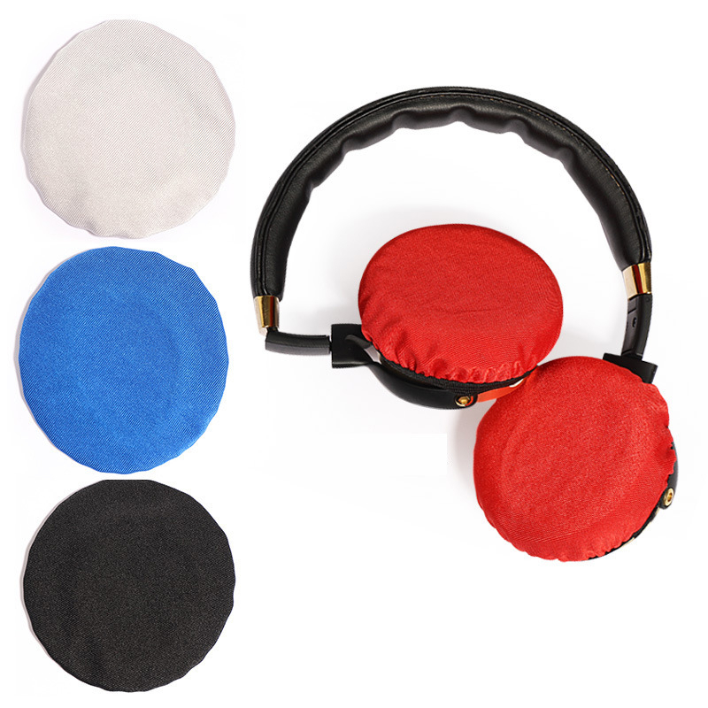 Protetores De Orelha De Tecido Flexível Com Lycra Esticável E Lavável Para Beats Studio 3/2 Bose QC35 25 15 Outros Fones De Ouvido Almofadas De 3-4 Polegadas