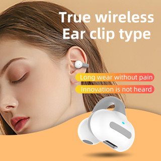 S8 Bone Condução Fones De Ouvido Bluetooth Clip Sem Fio Com Microfone Comerciais Para Android & iPhone