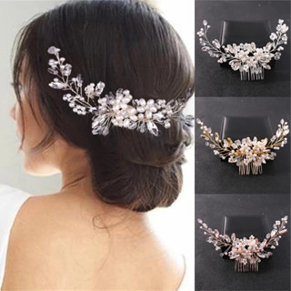 Venda a quente Penteado de Cristal Tecido à mão Penteado de Cristal Pérola Rhinestone Foto de Casamento Penteado de Noiva Acessórios de Vestido de Noiva Acessórios de Vestido de Noiva Cabelo Enrolado Cabeleireiro