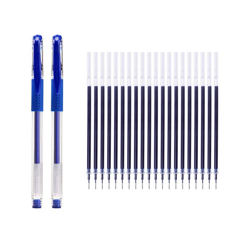 Material Escolar De Escritório Caneta Gel De Papelaria Tinta Azul Preta 0,5mm