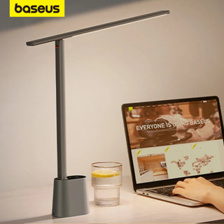 Baseus Lâmpada De Mesa Dobrável Recarregável Para Leitura Série Olho Smart (Smart Light)