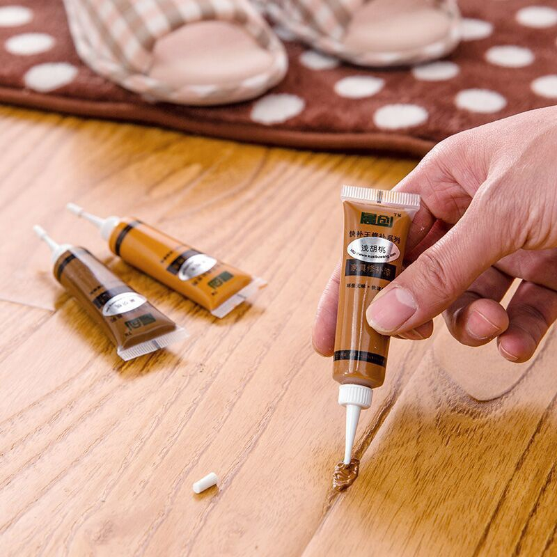 Tinta de Reparo de Piso / Móveis Tinta Sólida Multicolor Creme de Reparo de Piso em Oferta na Shopee