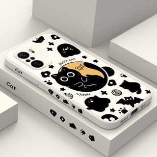 Capa De Telefone Para Xiaomi Poco M5 M5S F5 X5 PRO 5G Gato Fantasma Confortável