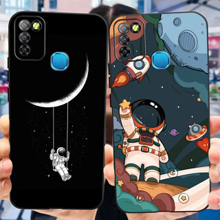 Capa Flexível Infinix Smart 5 X657 X657C De Silicone Para Astronauta Smart5 Hot 10 Lite Shell
