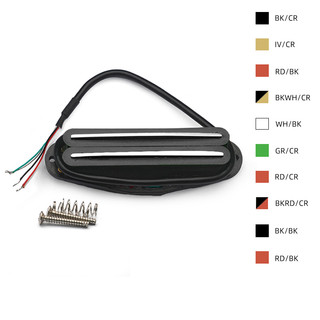 Alnico 5 Twin Blade Humbucker Mini Bobina Dupla 9K Para ST Captador De Tamanho Único Peças De Guitarra Elétrica