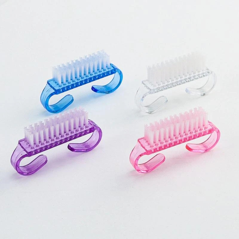 50pcs Mini Pincéis De Limpeza De Arte De Unhas Para UV Gel Acrílico Suave Remoção De Pó Ferramentas De Manicure Cuidados Com Os Dedos