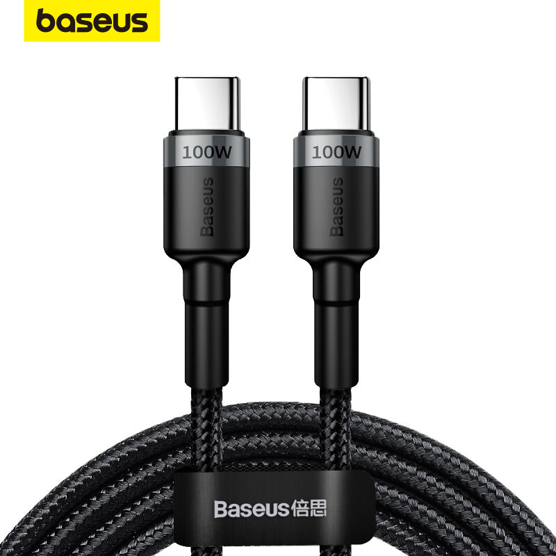 Cabo De Carregamento Rápido Baseus Pd Usb C Para Typec Qc 4.0 Para iPhone 15 / Xiaomi / Huawei / Macbook (100W) em Oferta na Shopee